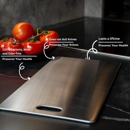 Nexel Titanium Cutting Board | Antibacterial, Durable