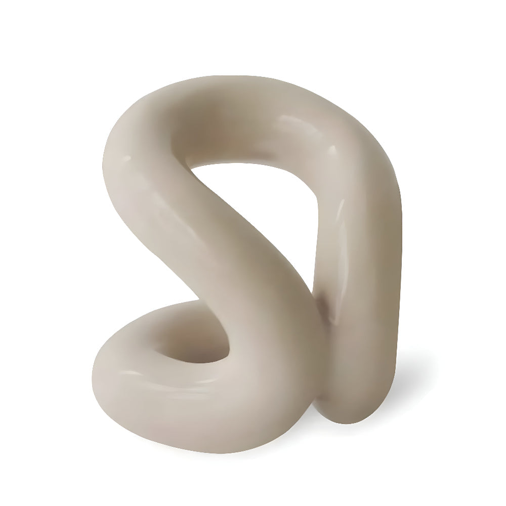 Nexus Ceramic Holder - Modern Design with Rope-Knot Detail