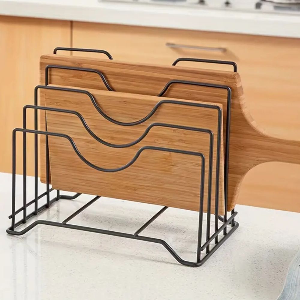 Nexus Kitchen Organizer - Rust-Resistant Iron, Multi-Compartment Design