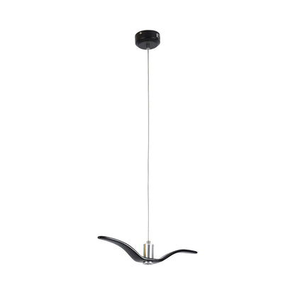 Suspension sculpturale en forme d'oiseau avec éclairage LED à hauteur réglable, filaire, pour îlots de cuisine, tables de salle à manger et espaces de vie, en blanc ou