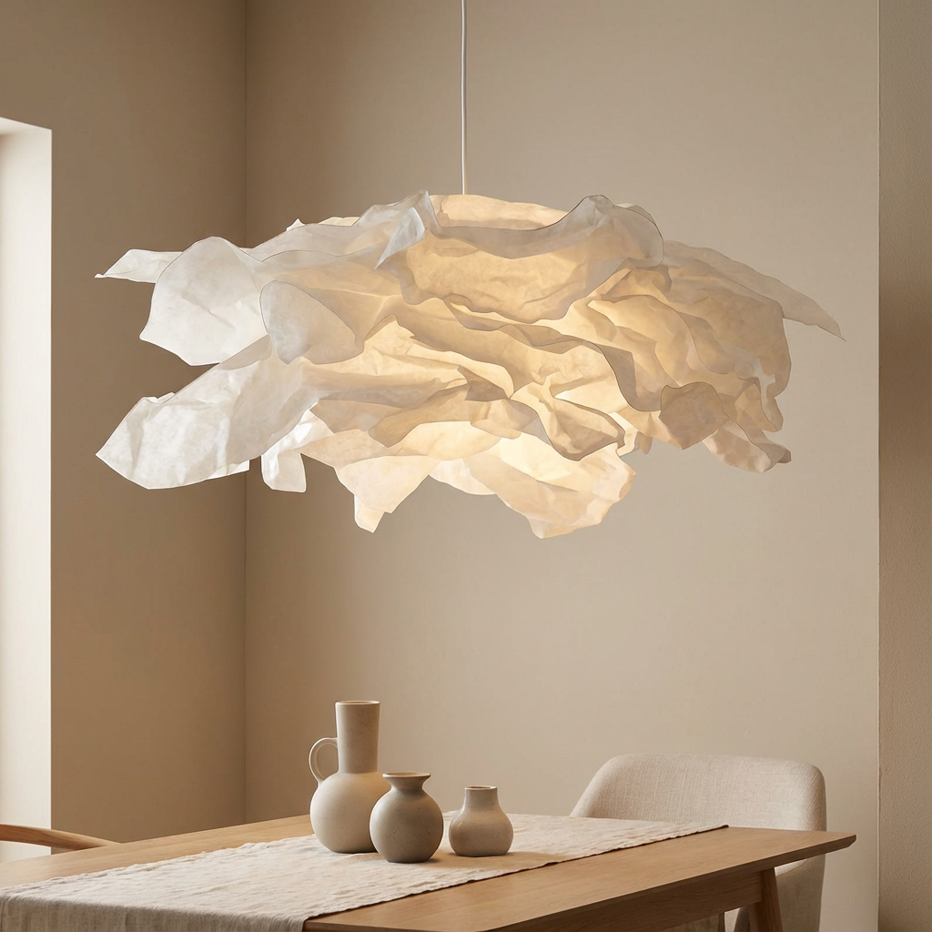 NimbusCloud | Organic Ceiling Lamp with Cloud-Like Design | Warm Glow for Calming Ambiance