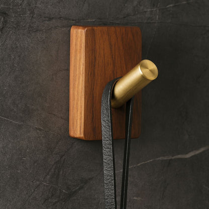 Noble Wall Organizer - Natural Wood, Durable Wall Hooks for Coats