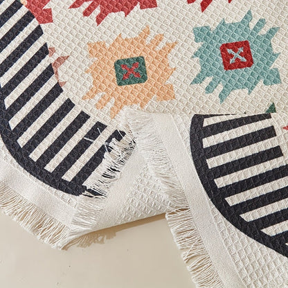 Noble Throw Cover - Durable Geometric Boho Design