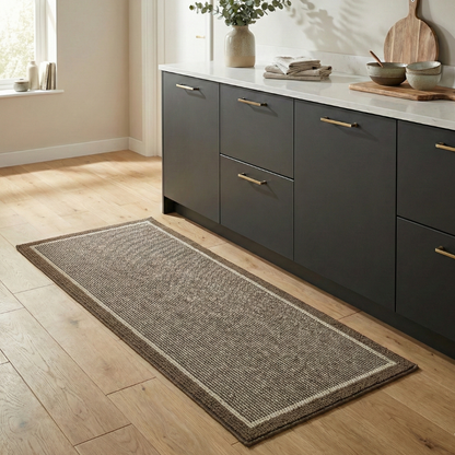 Non-Slip Washable Kitchen Mat Set - Anti-Fatigue Kitchen Floor Mats with Ribbed Surface
