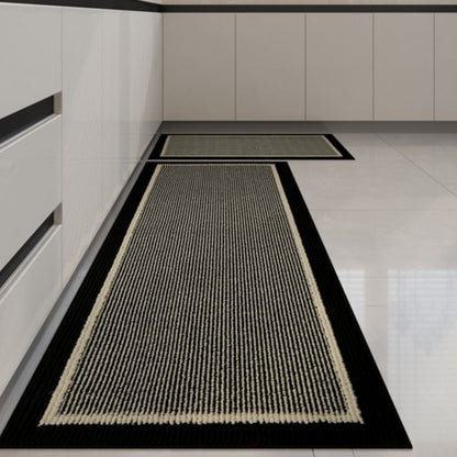 Non-Slip Washable Kitchen Mat Set - Anti-Fatigue Kitchen Floor Mats with Ribbed Surface