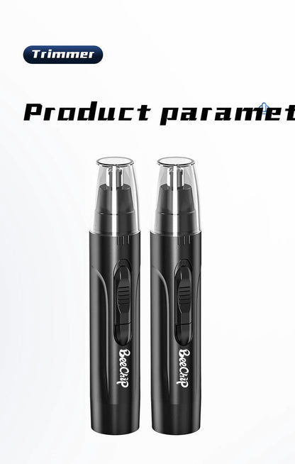 Nora Luxe | Tondeuse poils de nez et oreilles rechargeable avec lames de précision | Design compact pour un entretien sans effort