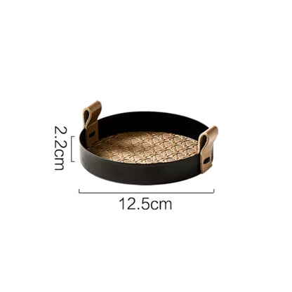 Nora Serving Tray - Durable Iron, Nordic-Inspired Design