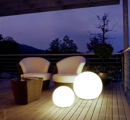 Rechargeable LED Globe Light with Remote - 16 Colors Weather-Resistant Sphere for Patio, Garden, Party & Indoor Decor - Cordless Orb Lamp