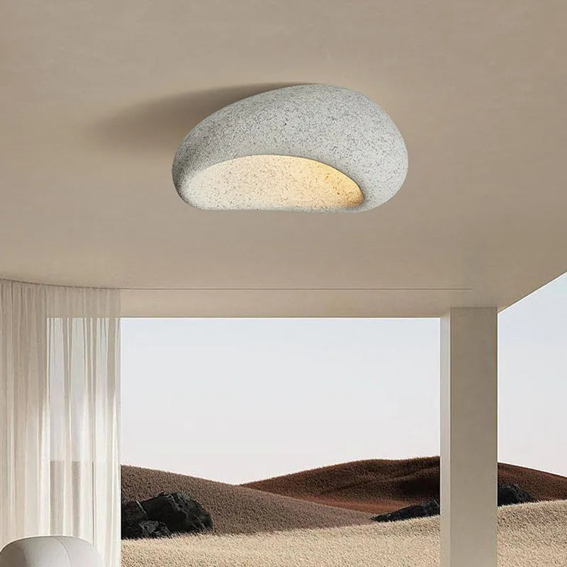 Wabi-Sabi | Flush Mount Ceiling Light with Minimalist Design | Elegant Ambiance for Modern Interiors