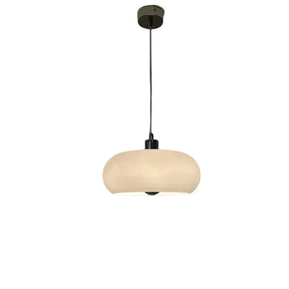 Scandinavian Wood & Metal LED Pendant Light with Adjustable Cord for Dining Room Kitchen Bedroom Modern Minimalist Ceiling Fixture