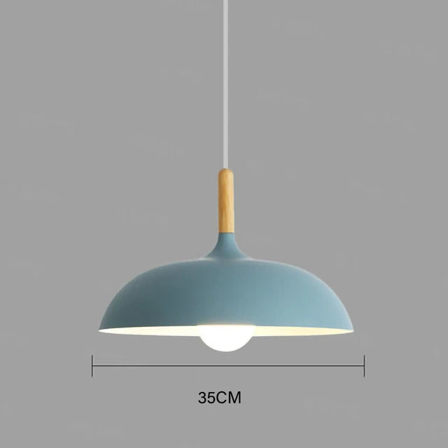 Oak Wood LED Ceiling Light Scandinavian Minimalist Flush Mount for Living Room Bedroom Dining Room Modern Nordic Style Fixture Adjustable