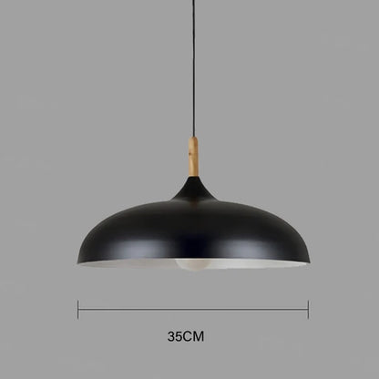 Oak Wood LED Ceiling Light Scandinavian Minimalist Flush Mount for Living Room Bedroom Dining Room Modern Nordic Style Fixture Adjustable