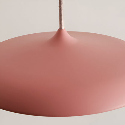 LED Disc Ceiling Fixture 10 in Rose Gold 4000K Adjustable Height for Kitchen Dining Room Bedroom Modern Floating Lamp Neutral White
