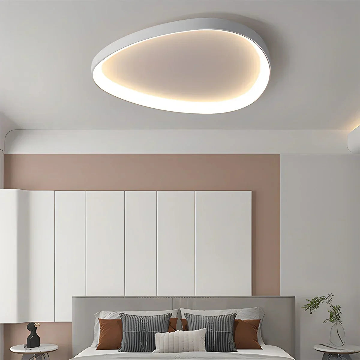 Plafonnier LED encastré avec variateur à distance et contrôle de la température de couleur pour chambre, couloir, salon – Écoénergétique