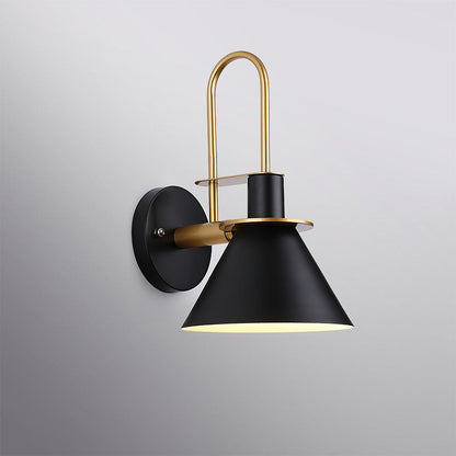 Industrial Iron Sconce Light for Hallways Kitchens & Entryways – Modern Matte Side Lighting for Residential and Commercial Use
