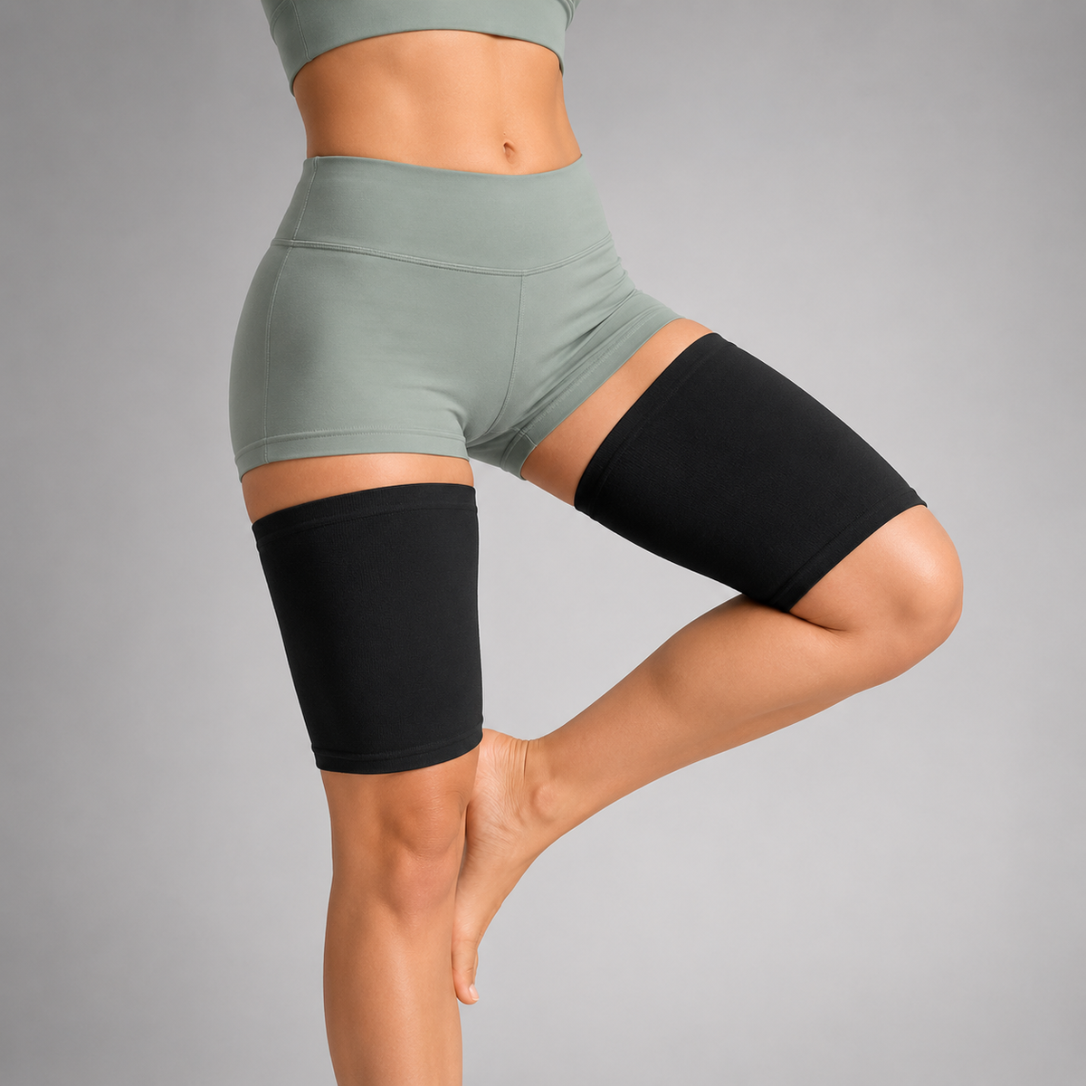 Manchon de compression pour cuisse – Soutien et stabilité musculaire – Tissu respirant pour un mode de vie actif