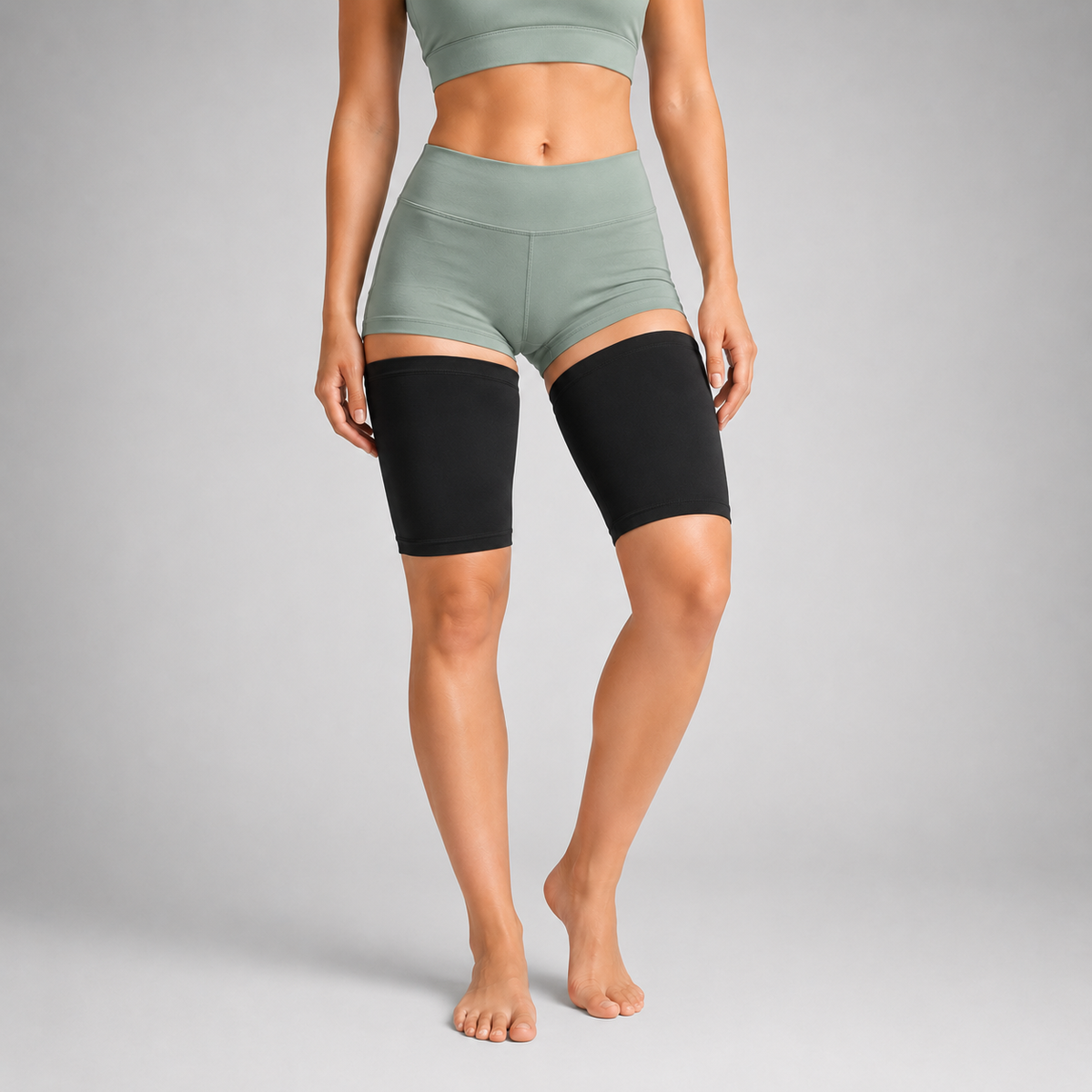Manchon de compression pour cuisse – Soutien et stabilité musculaire – Tissu respirant pour un mode de vie actif