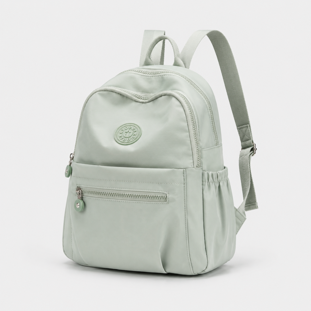 Compact Nylon Daypack with Anti-Theft Zippers – 11L Travel-Ready Mini Backpack for Commuting, School & Daily Errands