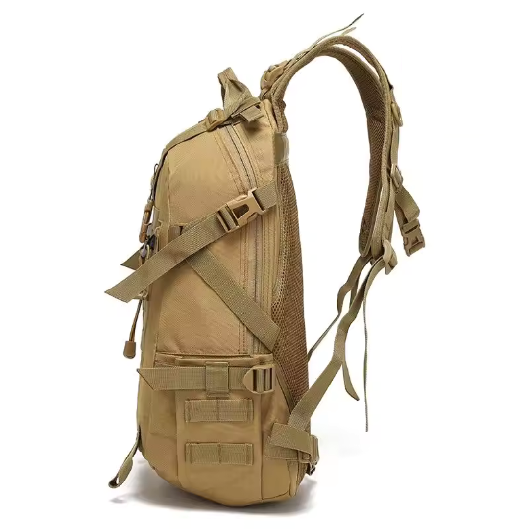 40L Tactical Backpack with Laptop Sleeve & MOLLE Webbing – Waterproof Hiking Daypack for Camping, Travel & Outdoor Adventures