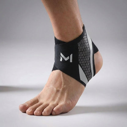 Ankle Compression Brace for Support & Stability During Sports | Adjustable Wrap for Running, Basketball, Gym | Breathable Neoprene-Free