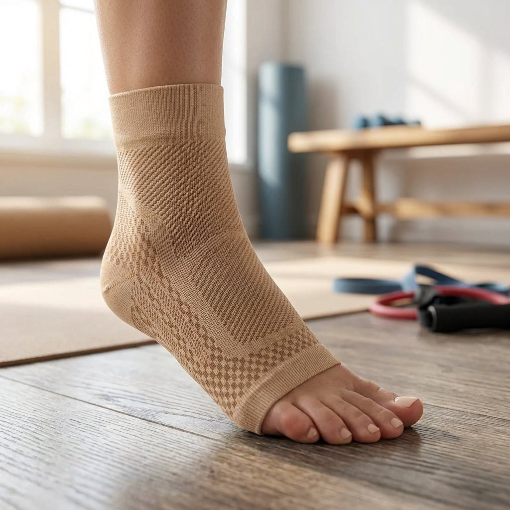 Elastic Ankle Support Wrap for Pain Relief & Recovery – Breathable Compression Brace for Running & Daily Comfort