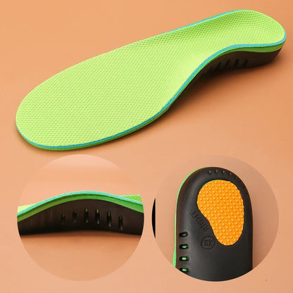 Shock-Absorbing Foot Inserts with Elevated Heel-to-Toe Support for All-Day Stability