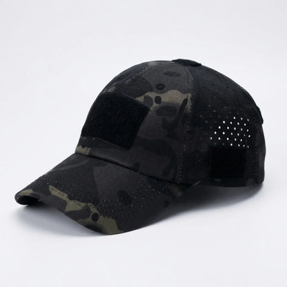 Casquette de baseball réglable à motif camouflage pour la randonnée, la pêche, la chasse et les sports de plein air | Chapeau léger et respirant, taille unique pour la plupart des hommes