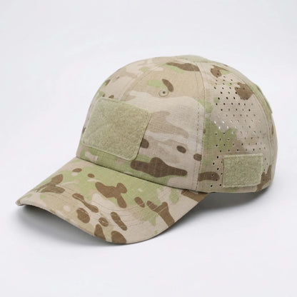 Casquette de baseball réglable à motif camouflage pour la randonnée, la pêche, la chasse et les sports de plein air | Chapeau léger et respirant, taille unique pour la plupart des hommes