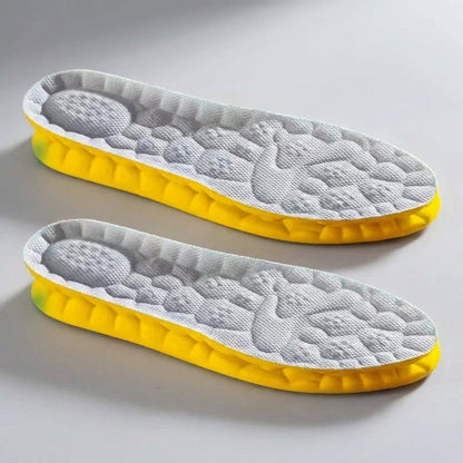 Shock-Absorbing Athletic Insoles with Contoured Arch Support for Running & Daily Wear