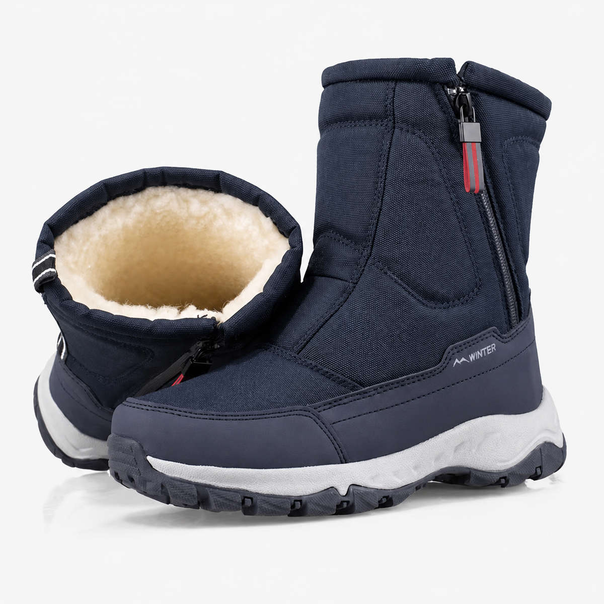 Insulated Waterproof Snow Boots for Men & Women – Winter Hiking Footwear with Anti-Slip Grip & Thermal Lining