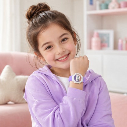 Kids Sport Digital Watch with Alarm Stopwatch & Weekday Display - Water Resistant Silicone Strap Wristwatch for School & Outdoor Play