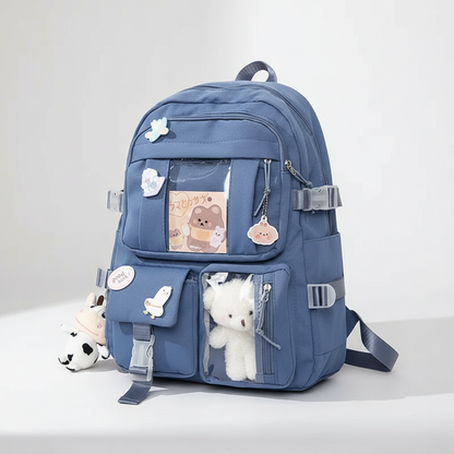 Student Backpack with Laptop Sleeve & Organizer Pockets – Adjustable Padded Straps, Ergonomic Design for School & Campus