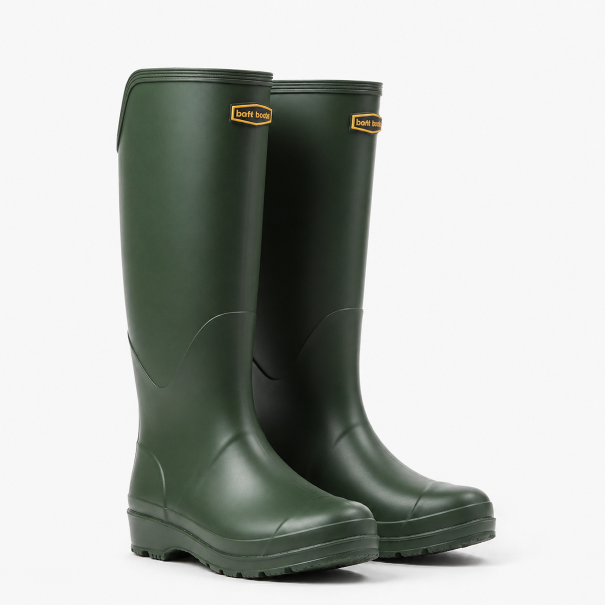 Knee-High Waterproof Rain Boots for Women & Men – Slip-On Rubber Boots with Non-Slip Sole for Muddy Terrain, Gardening & Outdoor Activities