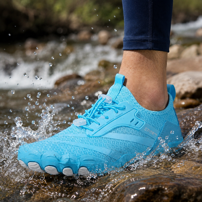 Barefoot Athletic Sneakers – Flexible Sole, Quick-Dry Mesh, Non-Slip Grip for Running & Water Sports