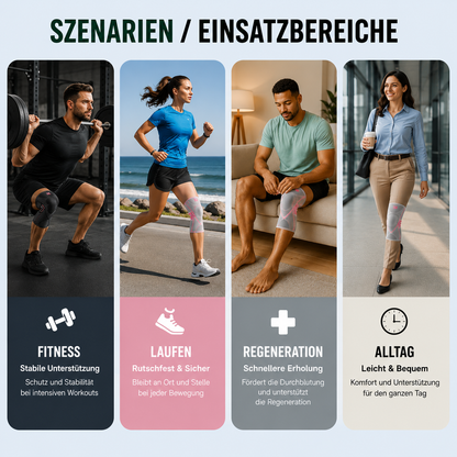 Compression Knee Sleeve for Joint Support & Pain Relief – Breathable Elastic Brace for Running, Sports & Everyday Activity