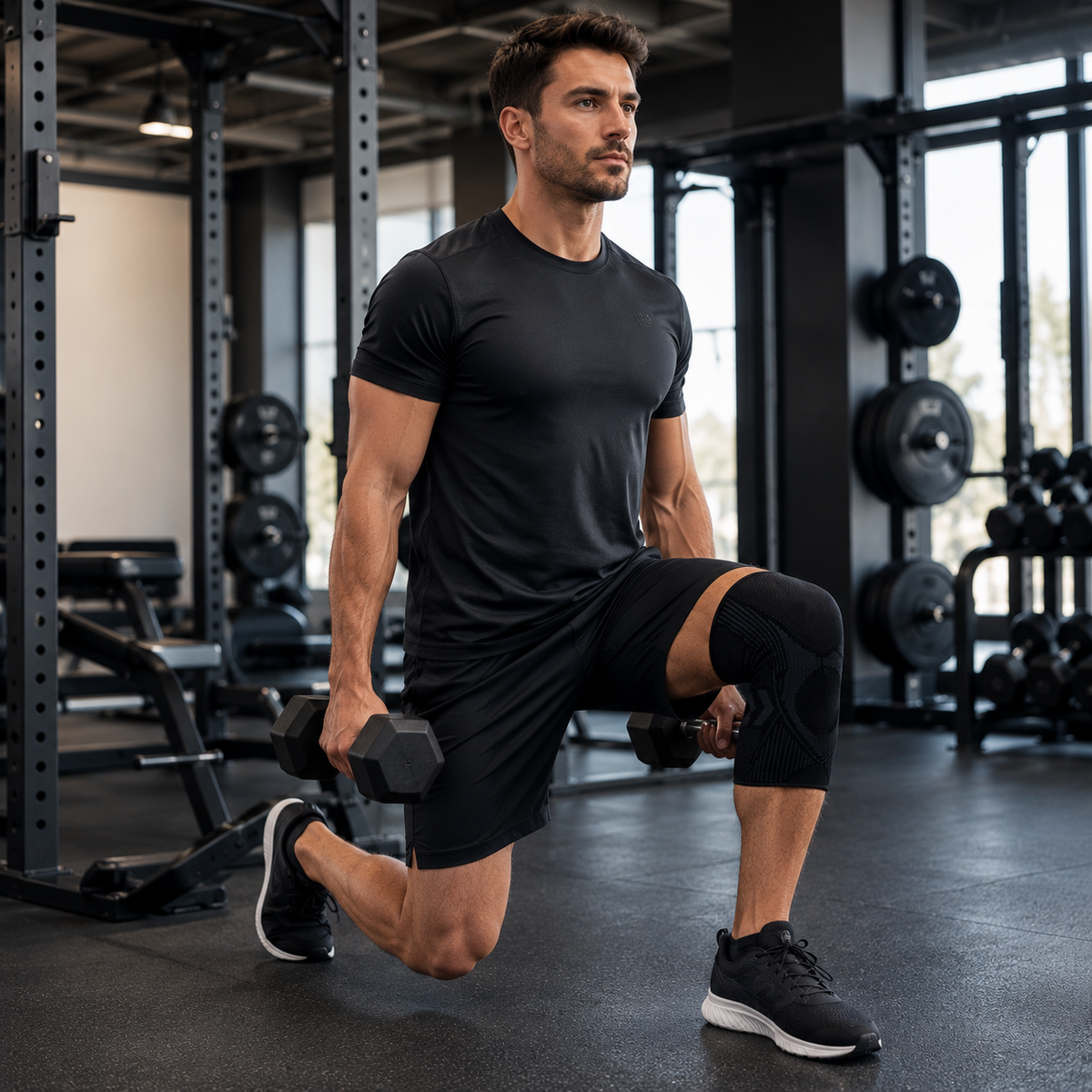 Compression Knee Sleeve for Joint Support & Pain Relief – Breathable Elastic Brace for Running, Sports & Everyday Activity