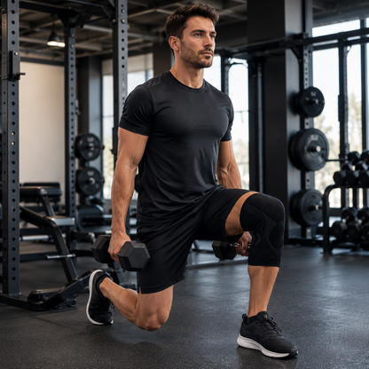 Compression Knee Sleeve for Joint Support & Pain Relief – Breathable Elastic Brace for Running, Sports & Everyday Activity