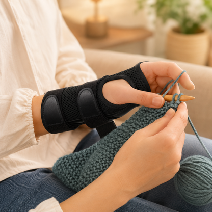 Attelle de poignet réglable avec éclisses amovibles pour main gauche ou droite | Stabilisateur de compression pour canal carpien, entorses et