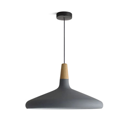 Hanging Drop Ceiling Fixture Wood Metal Shade Adjustable Cord 7-15 inch Diameter for Kitchen Island Dining Room E26 Socket Modern Farmhouse