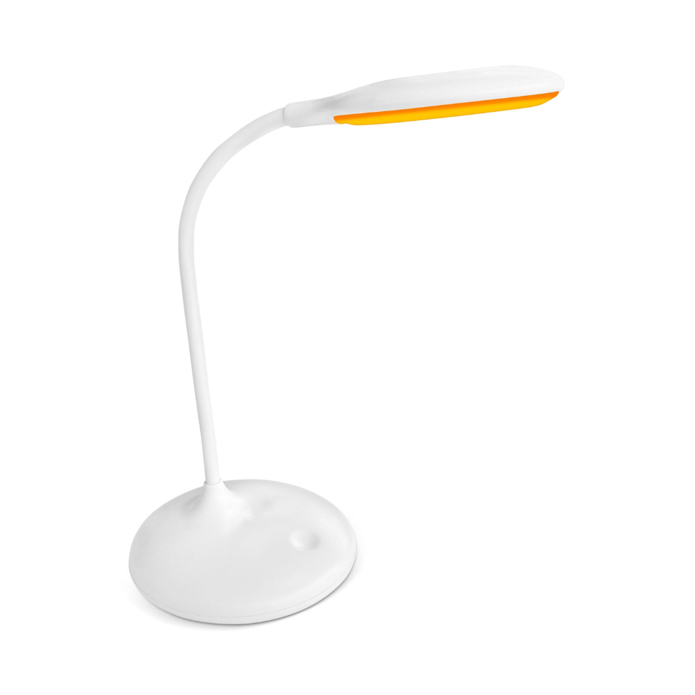 Rechargeable Amber Reading Light with Flexible Gooseneck | Blue-Free LED Desk & Bedside Lamp for Sleep Support | 3 Brightness Settings