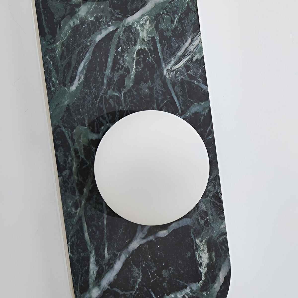 Sculptural Stone & Glass Sconce Light with Warm LED Glow for Hallway Living Room Bedroom Entryway Interior Accent Lighting Modern Minimalist