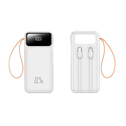 Batterie externe haute capacité | Chargeur portable 22 500 mAh avec affichage numérique | Double sortie USB pour recharge rapide
