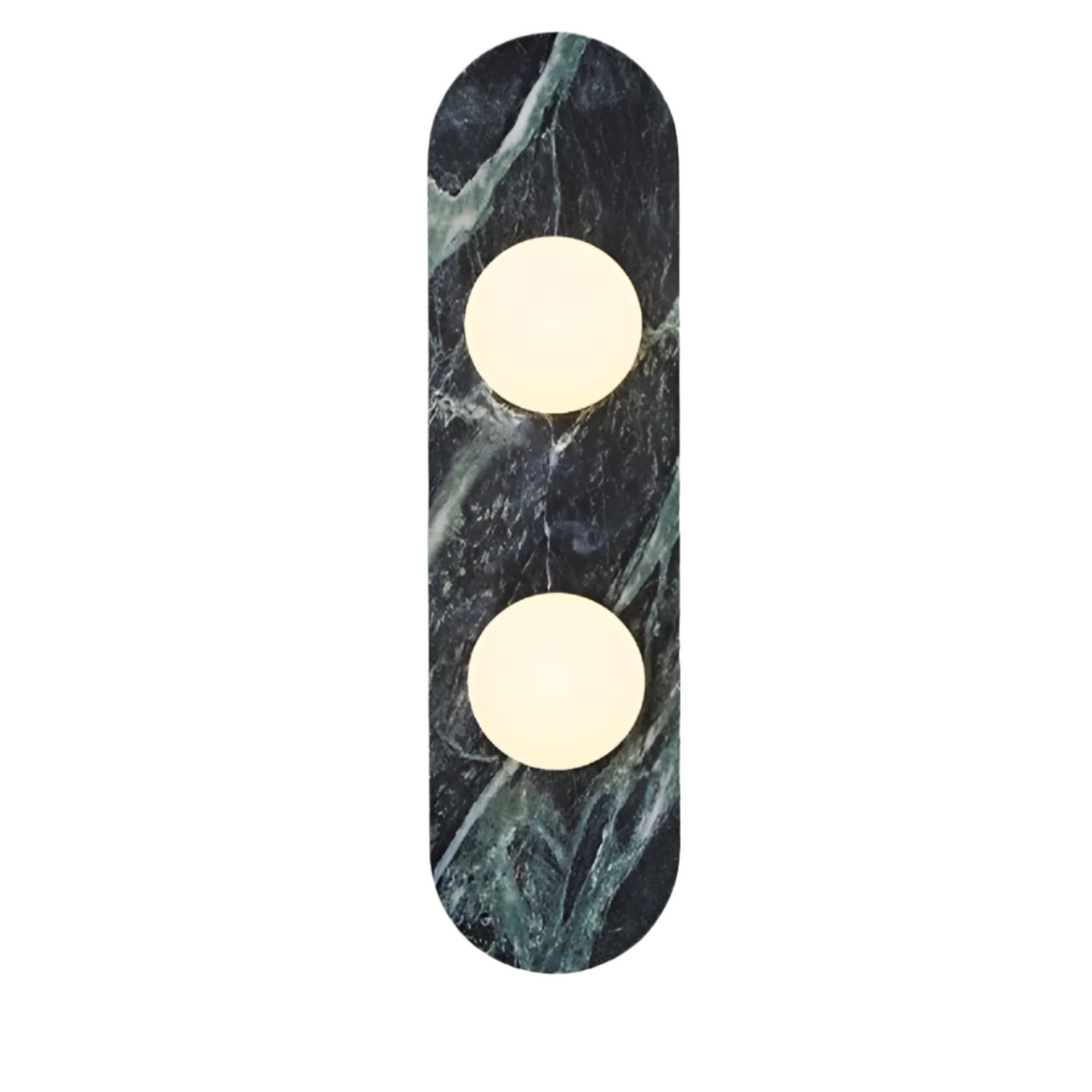 Sculptural Stone & Glass Sconce Light with Warm LED Glow for Hallway Living Room Bedroom Entryway Interior Accent Lighting Modern Minimalist