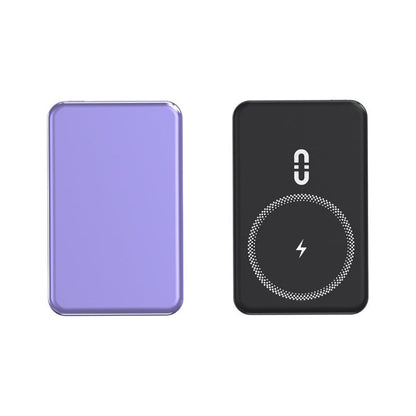 Batterie externe magnétique | Chargeur portable avec recharge rapide par induction | Design compact pour une utilisation pratique lors de vos déplacements