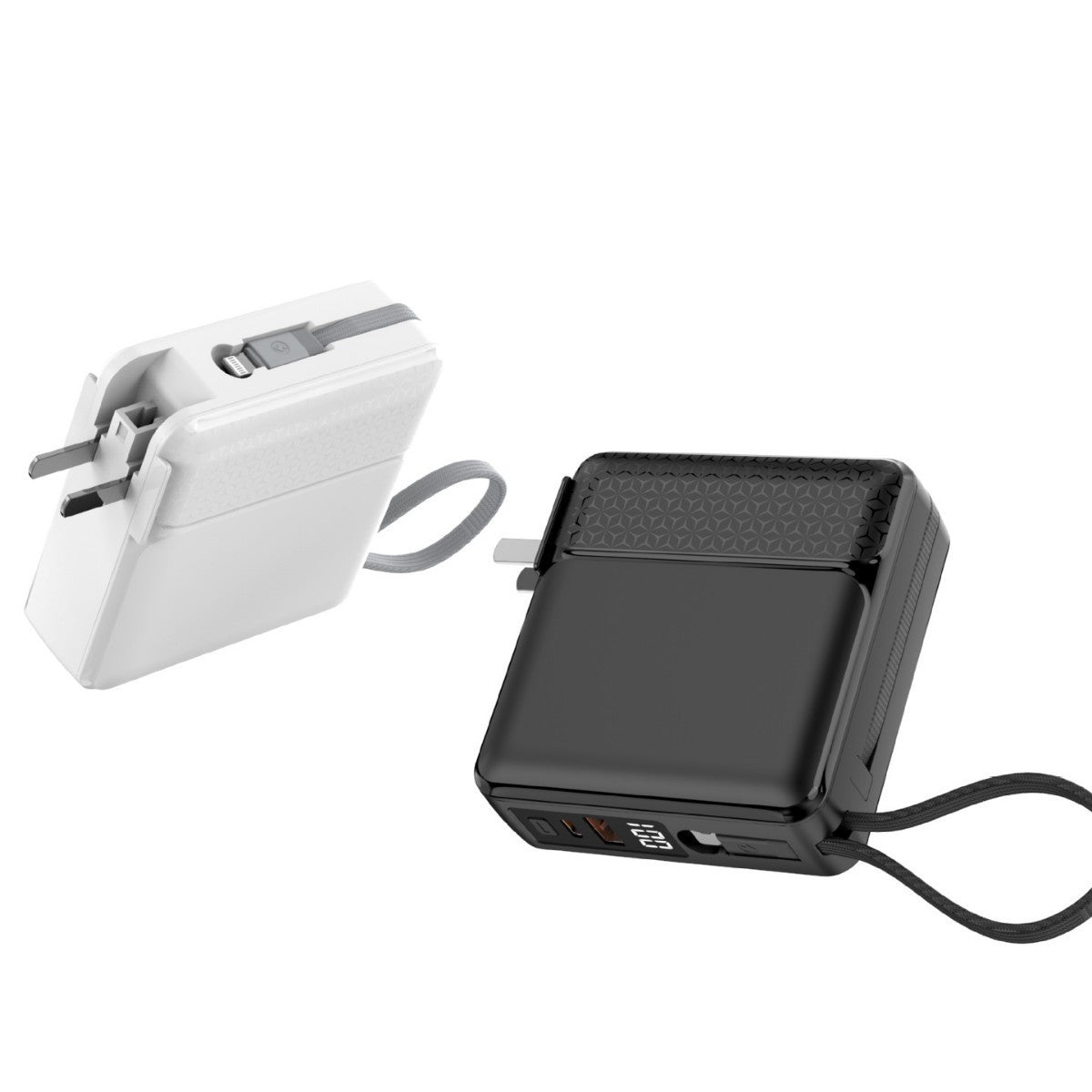 Power Bank | Compact Quick-Charge Portable Charger with LCD Display | Integrated Safety Features for Fast Device Charging