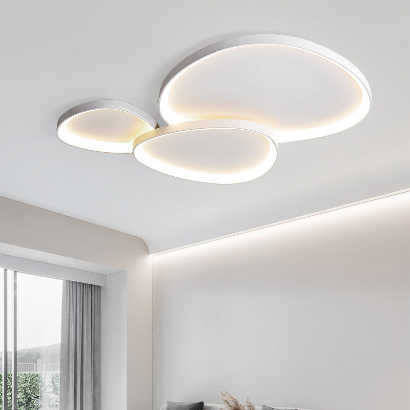 Plafonnier LED moderne encastré, panneau rectangulaire de 35 x 24 pouces pour chambre, salon, salle à manger, éclairage plafonnier blanc doux, profil bas