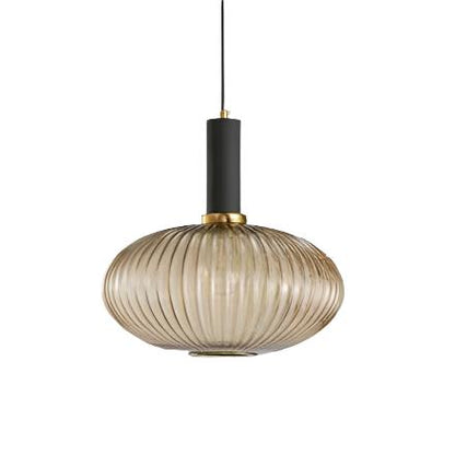Glass Shade Hanging Ceiling Light E27 Socket Multi-Color Options for Kitchen Island Dining Room Bar Lounge Adjustable Cable Mid-Century Styl