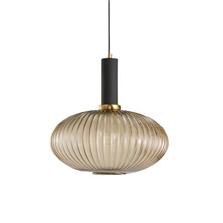 Tinted Glass Drop Ceiling Fixture E27 Socket 12 in Shade for Dining Room Kitchen Island Bar Lounge Adjustable Cord Scandinavian Inspired Hom
