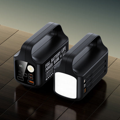 Batterie externe portable avec lampe LED et charge rapide | Haute capacité pour une commodité lors de vos déplacements
