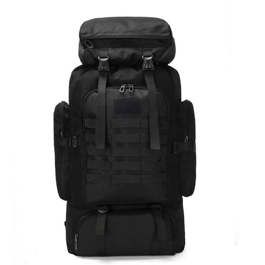 80L Hiking Backpack with MOLLE Webbing – Heavy-Duty 600D Oxford Pack for Multi-Day Treks & Camping Trips